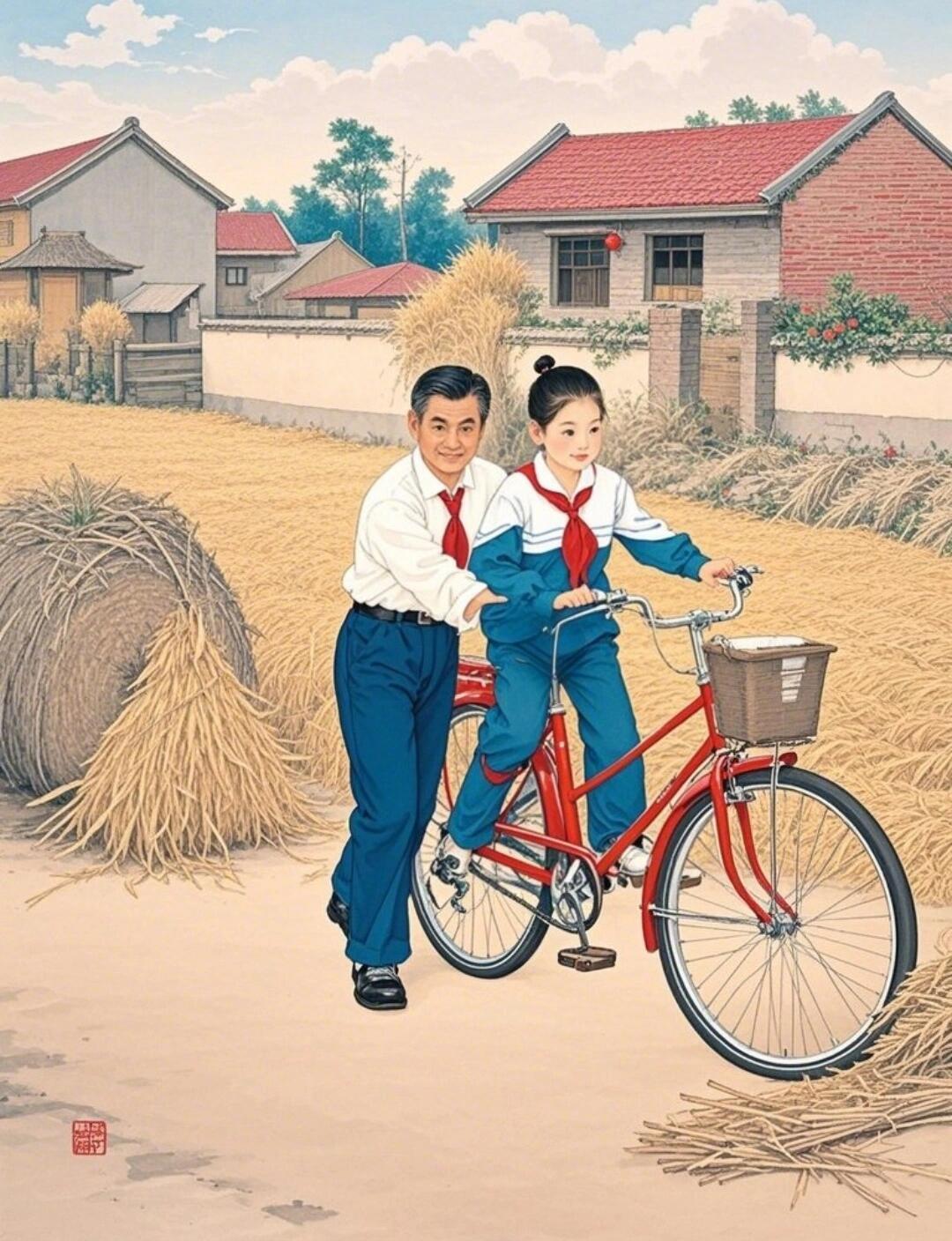 谁小时候刚开始学自行车骑的是"二八大杠"?学骑二八大杠的记忆是很难忘的，不知道摔
