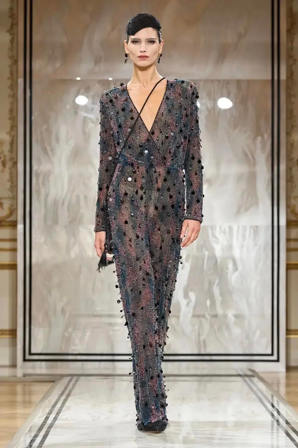 孙俪白玉兰演绎Armani Privé 2025秋冬高定