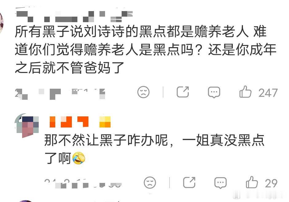 确实啊最大的嘿点是赡养老人你们不想养的父母可以拜托人美心善的一姐 