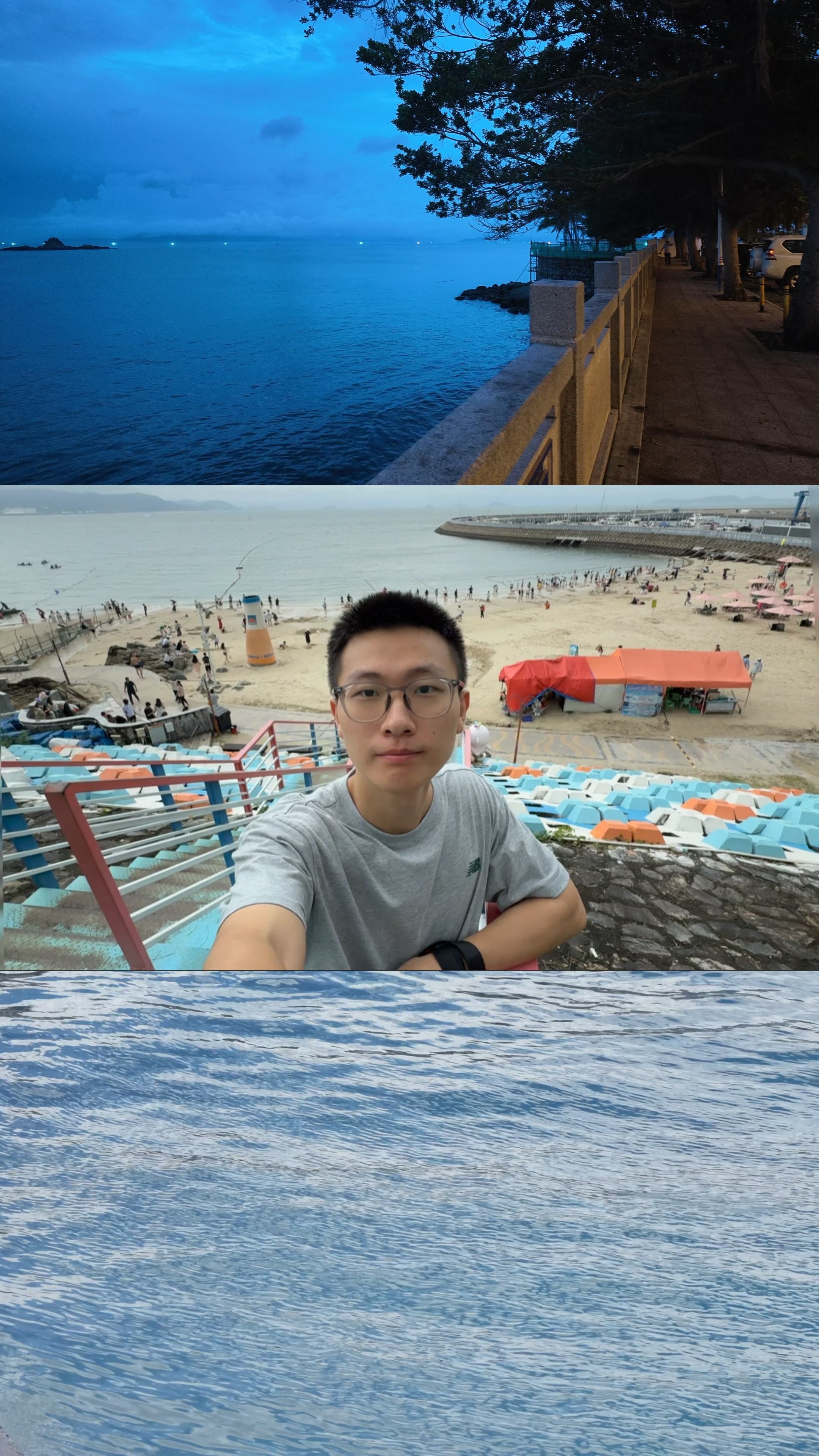 台风一过就马不停蹄的出来玩也是很幸运的没遇上大雨海边真适合发呆～look爱拍照 