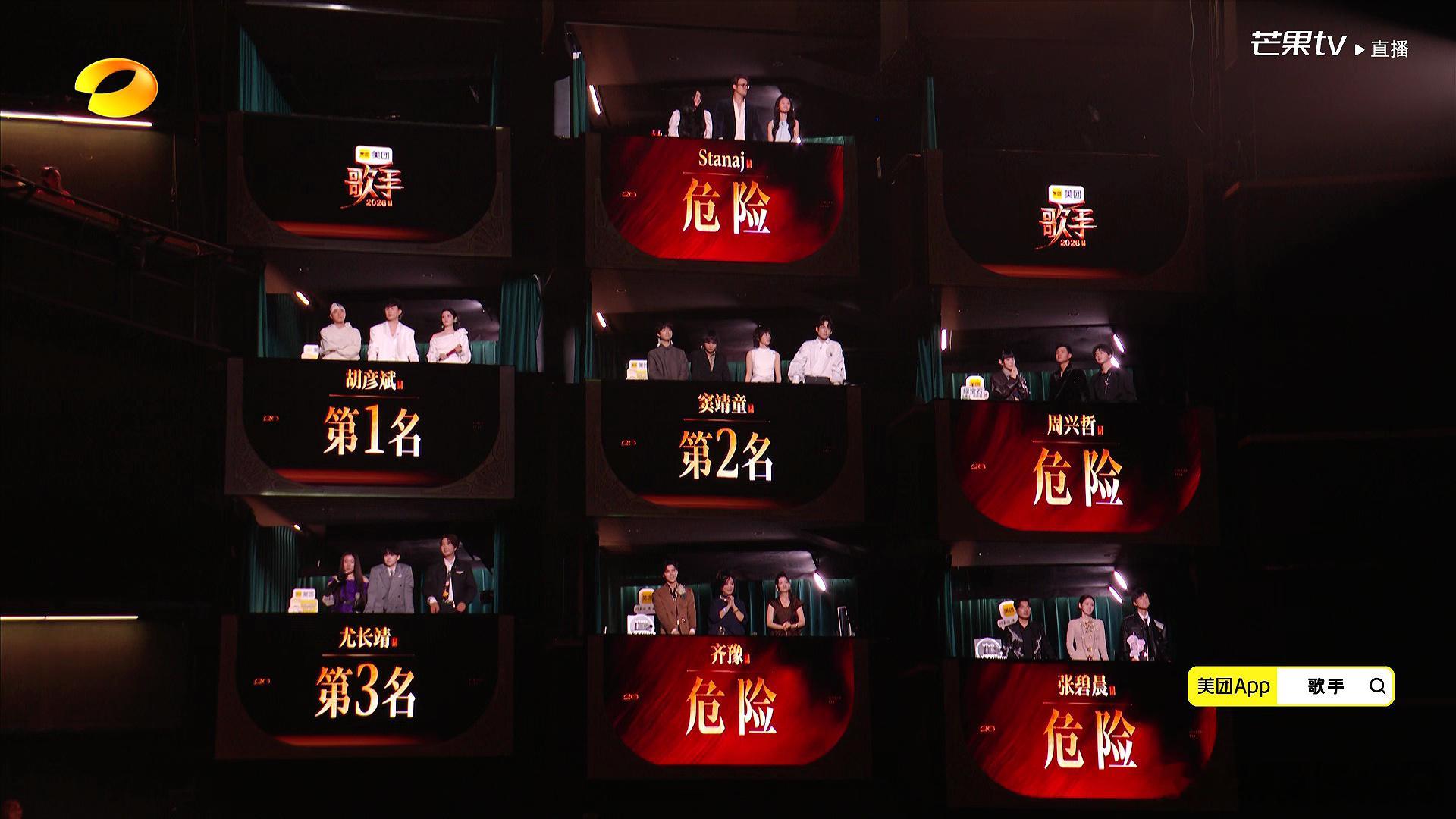 齐豫天籁之音进入危险区？？？？？是收到了单依纯的剧本吗？？？ 这个歌手排名好迷 