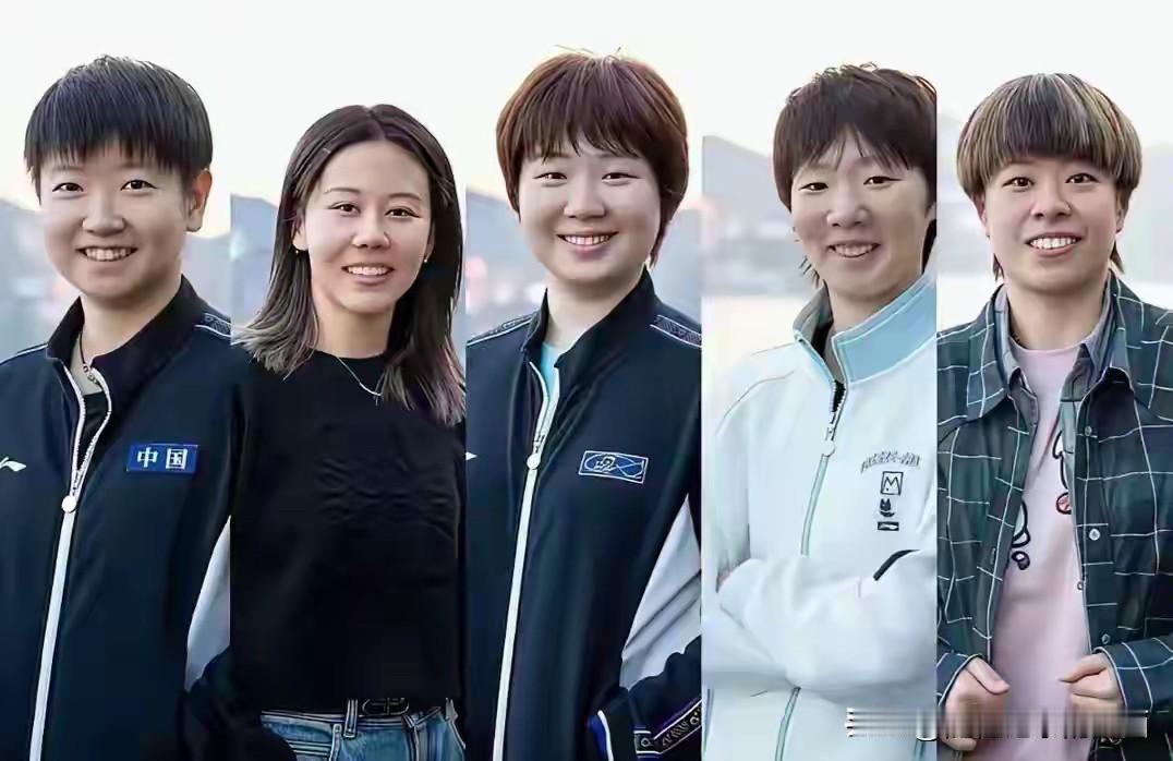 这五位女运动员都是佼佼者，一个个都长的很有辨识度，她们虽不是貌美如花的美女，但她