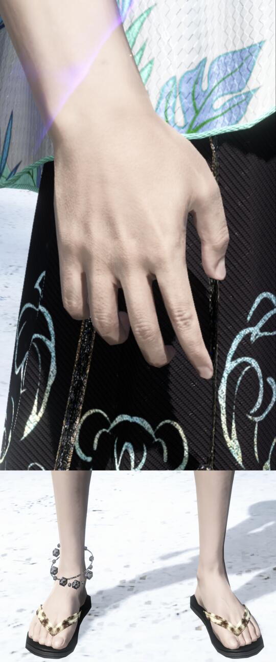 谁敢看男号新的手模？逆水寒手游实拍