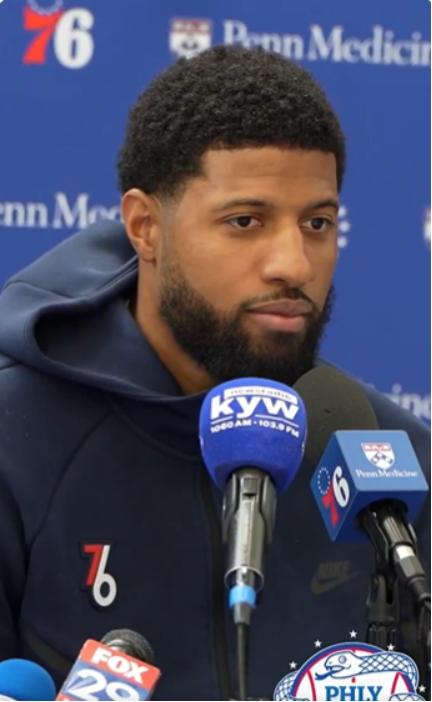 保罗·乔治禁赛期满 将明日重返76人阵容

北京时间3月25日消息，费城76人锋