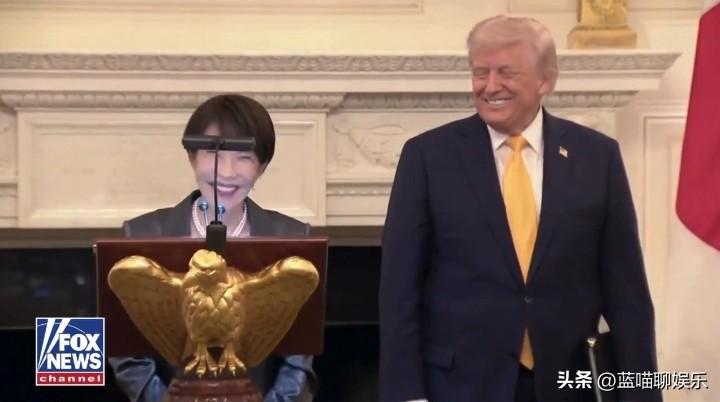 高市早苗能说会道，特朗普笑得合不拢嘴。
日本女首相在晚宴前对川普说，“明天是您小