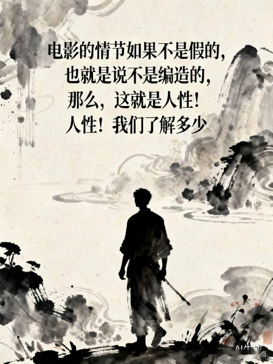 电影的情节如果不是假的，也就是说不是编造的，那么，这就是人性！
人性！我们了解多