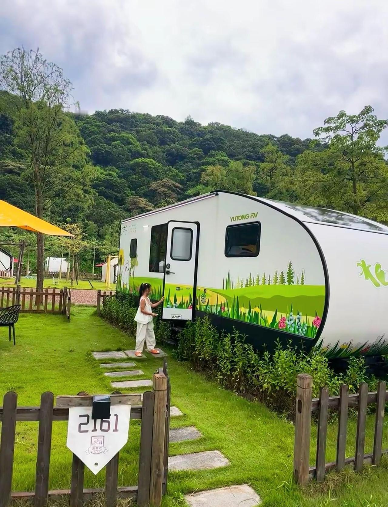 天人山水度假区·溪谷营地房车露营   城市周边露营好去处   天人山水   帐篷
