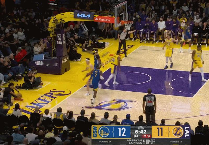 新赛季第一笑（裁判老师对不起…NBA新赛季 ​​​