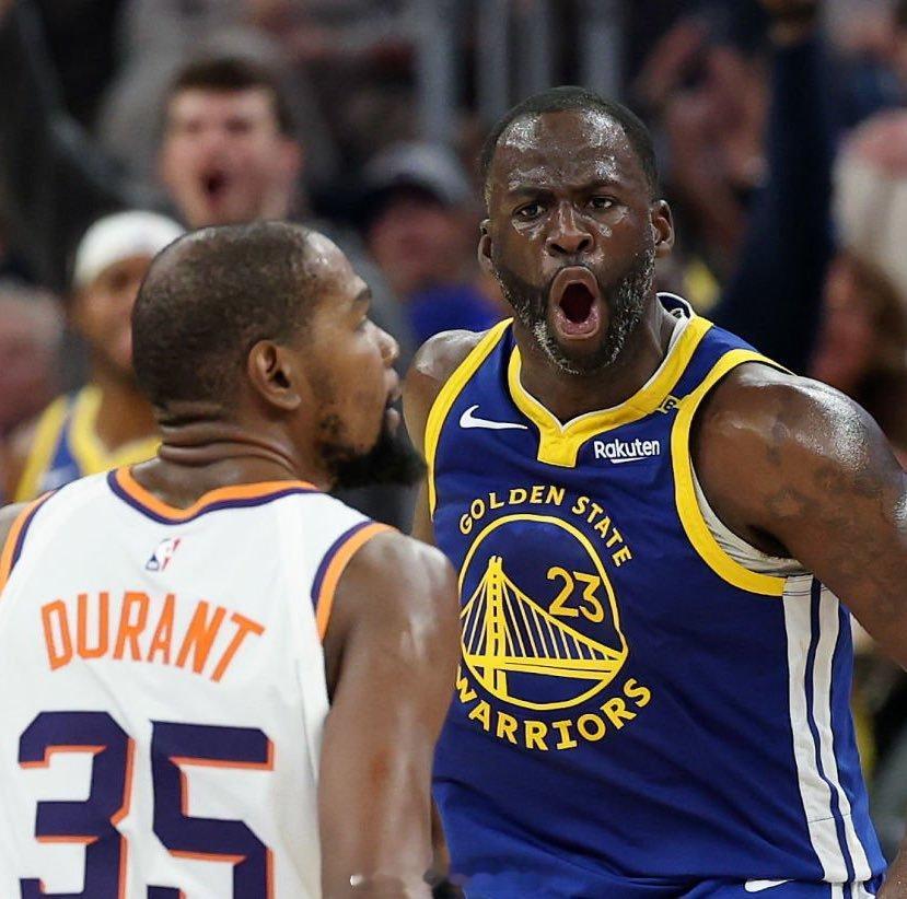 追梦格林接受了TA名记Sam Amick的采访，谈到了此前杜兰特的“进攻赢得总冠