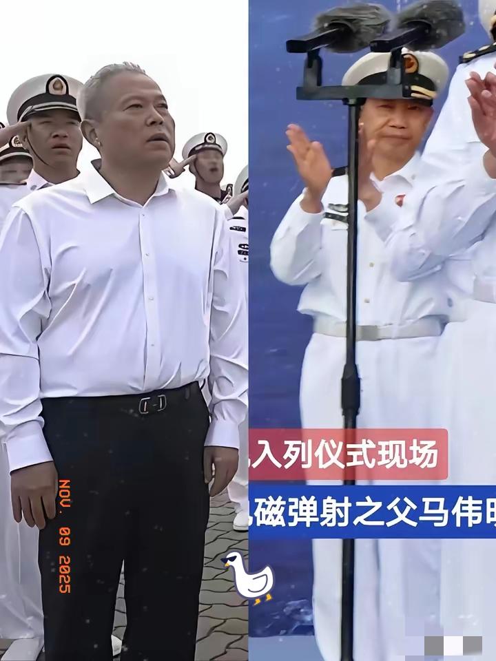 福建舰入列那天，全网都在刷航母多霸气，我却被镜头里俩白发老人戳中泪点！
 
左边