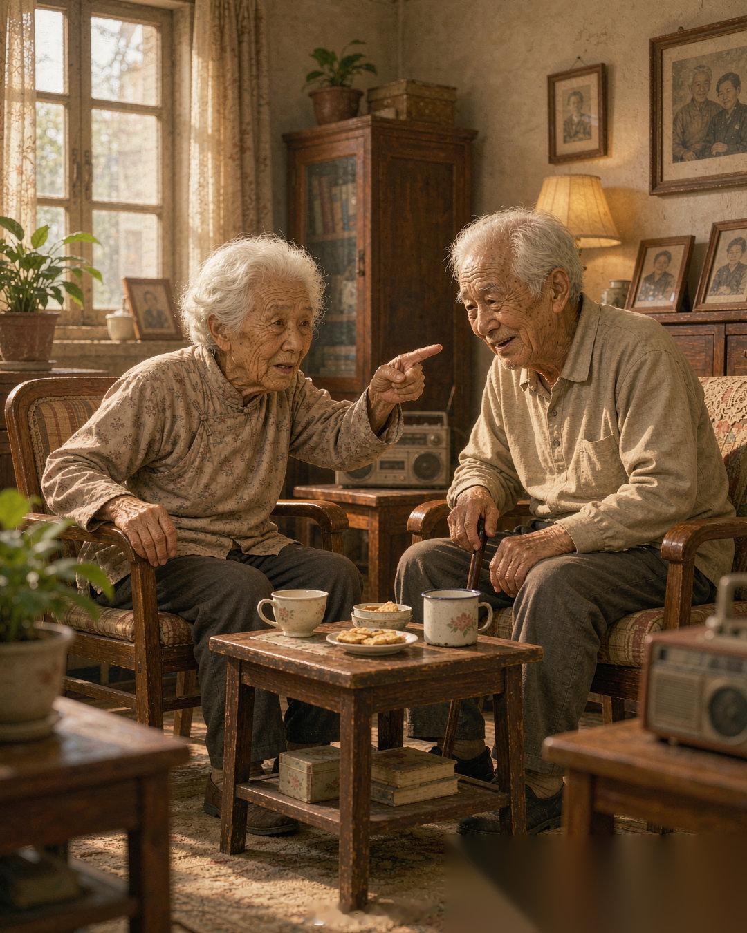 热搜刷到这条的时候，我整个人笑完又沉默了。你能想象那个画面吗：105岁的老太太精