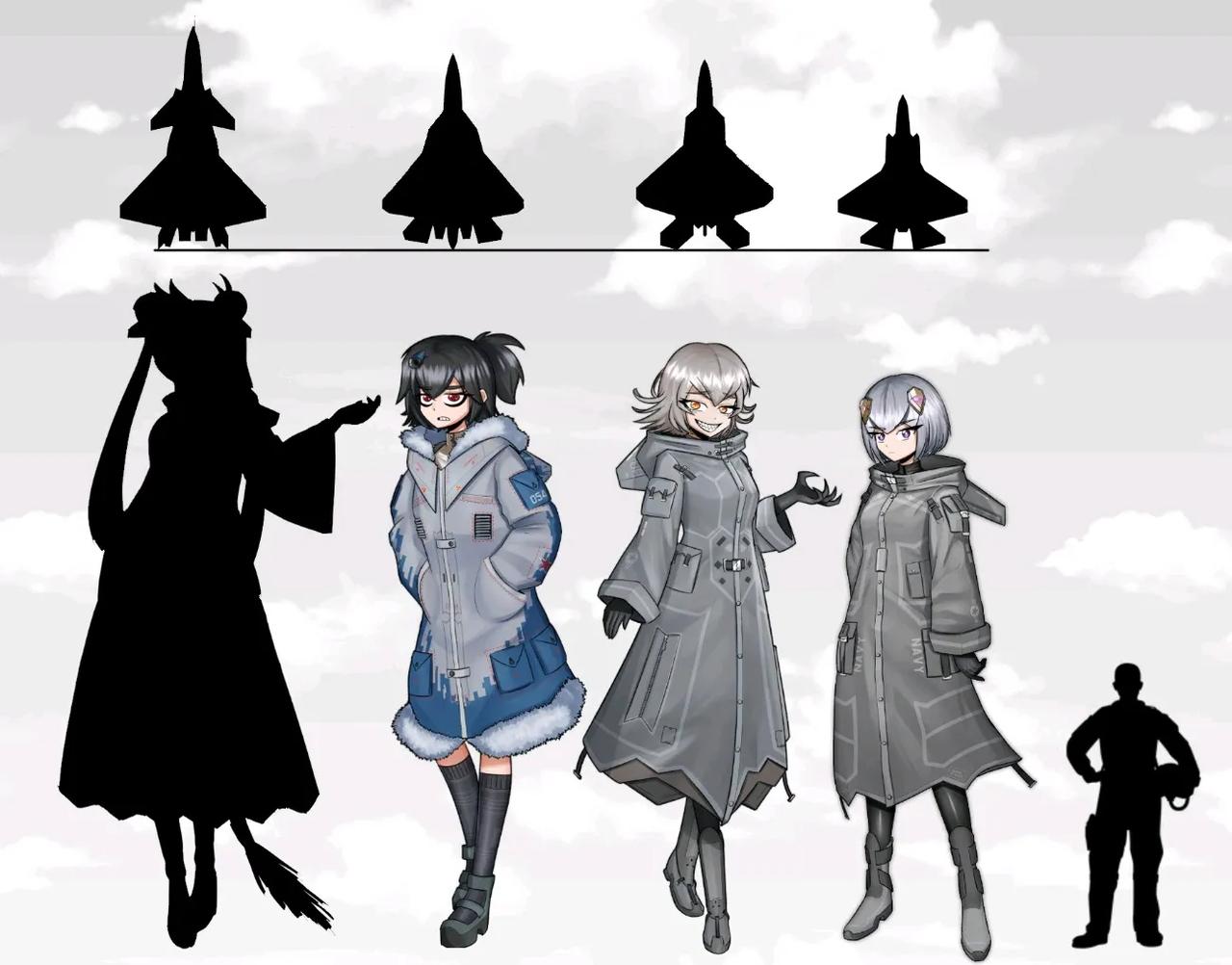 五代机老婆们，展示各自的武器，作者：Pandramodo
