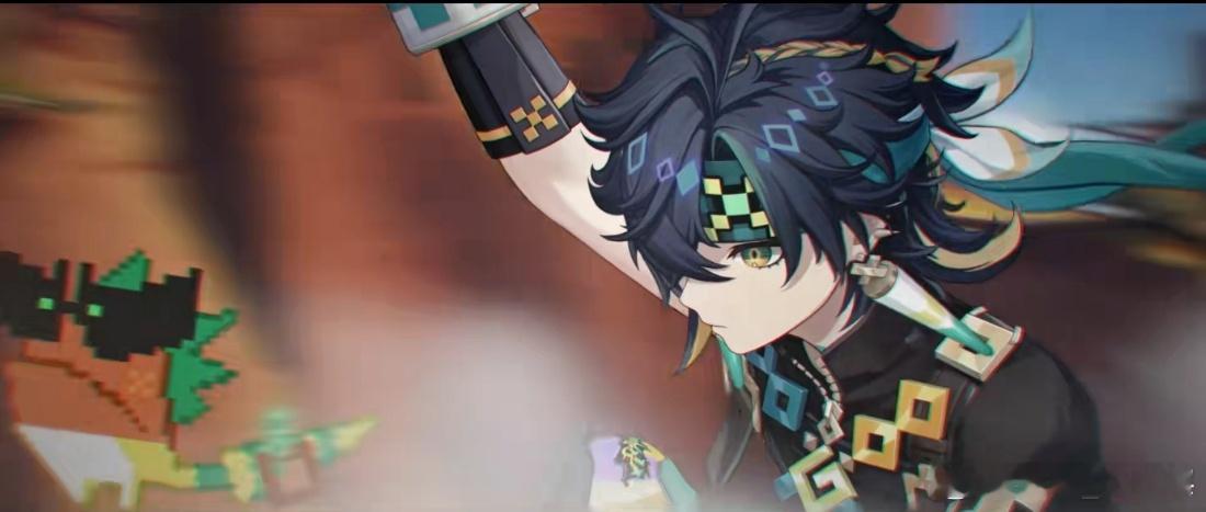 #原神[超话]#帅哥你谁？别走！留下姓名！原来是基尼奇啊！有空一起玩[doge]
