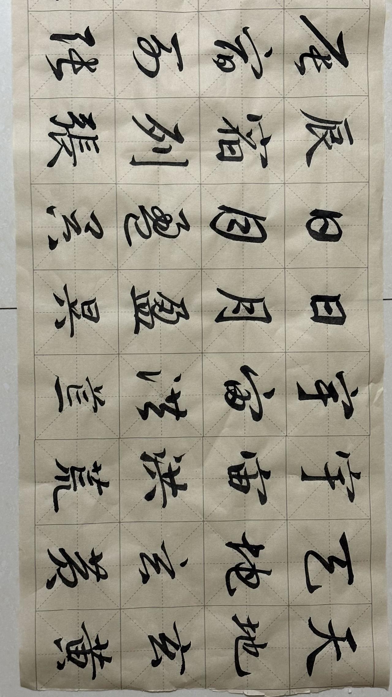 喜欢写字的分享一下你的字如何