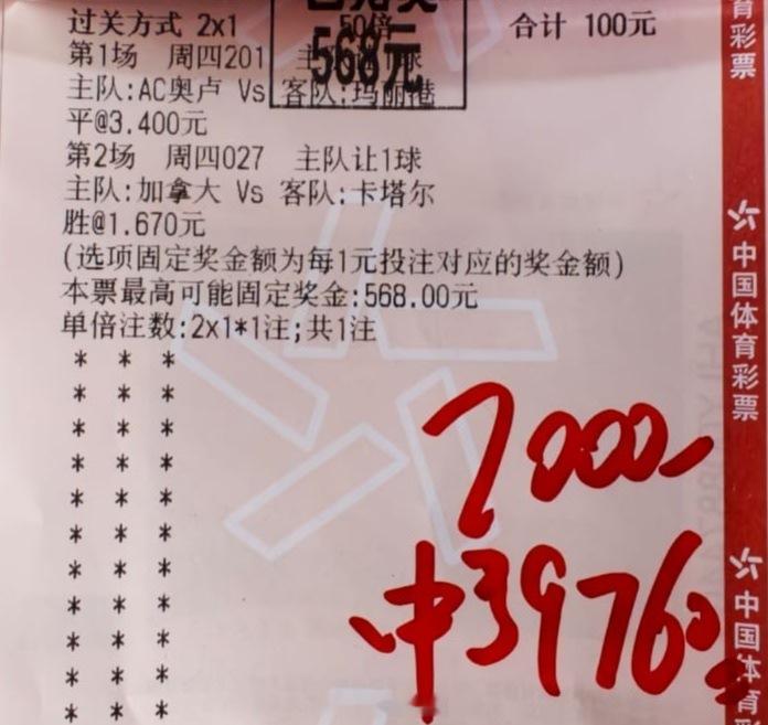内部大佬重锤一手，稳稳收获4个。兄弟们吃上没有加拿大vs卡塔尔