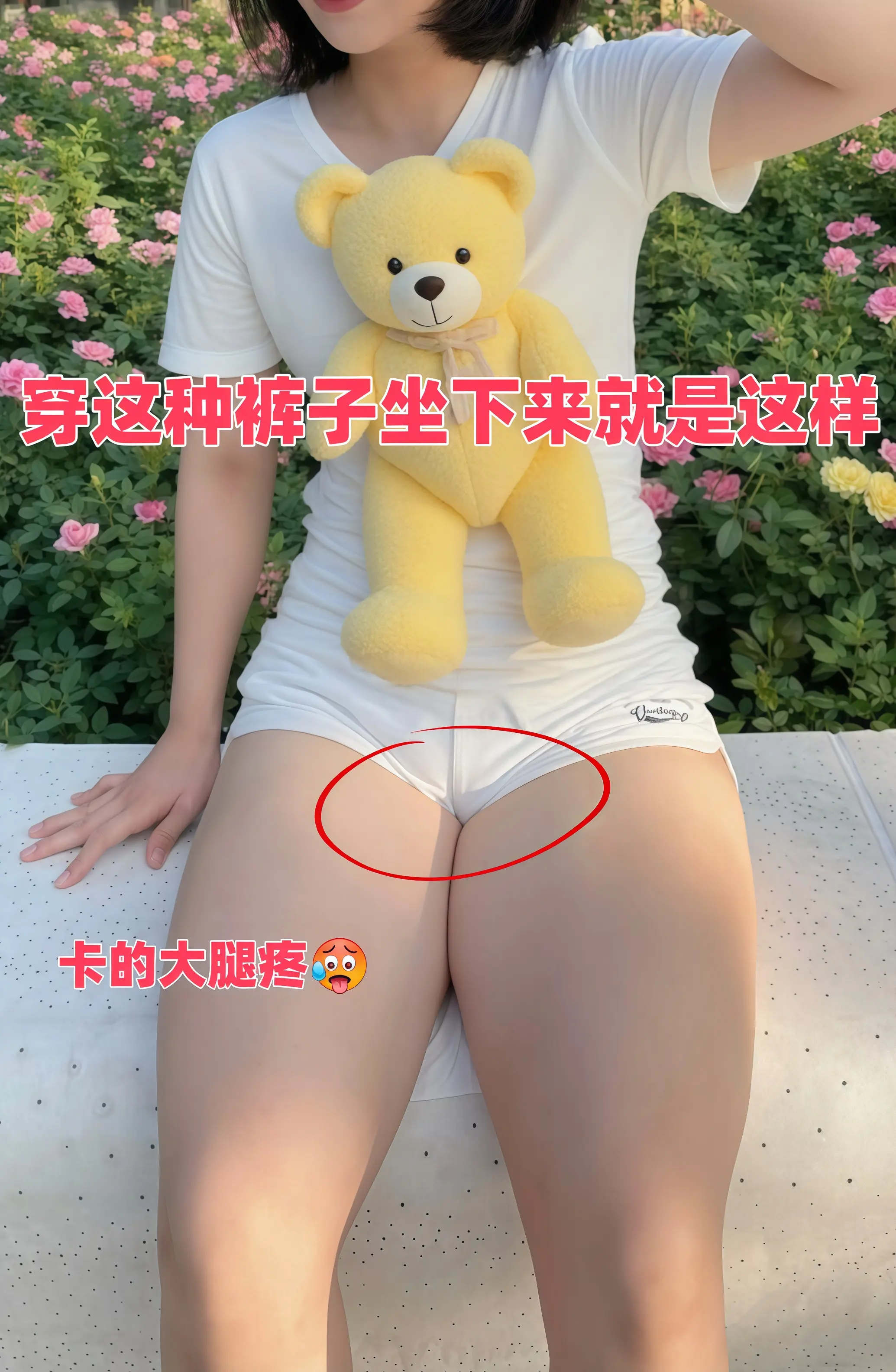 夏天的清凉穿搭真的要人手一条这个自带降温感的冰丝亚麻七分裤，穿上就是行...