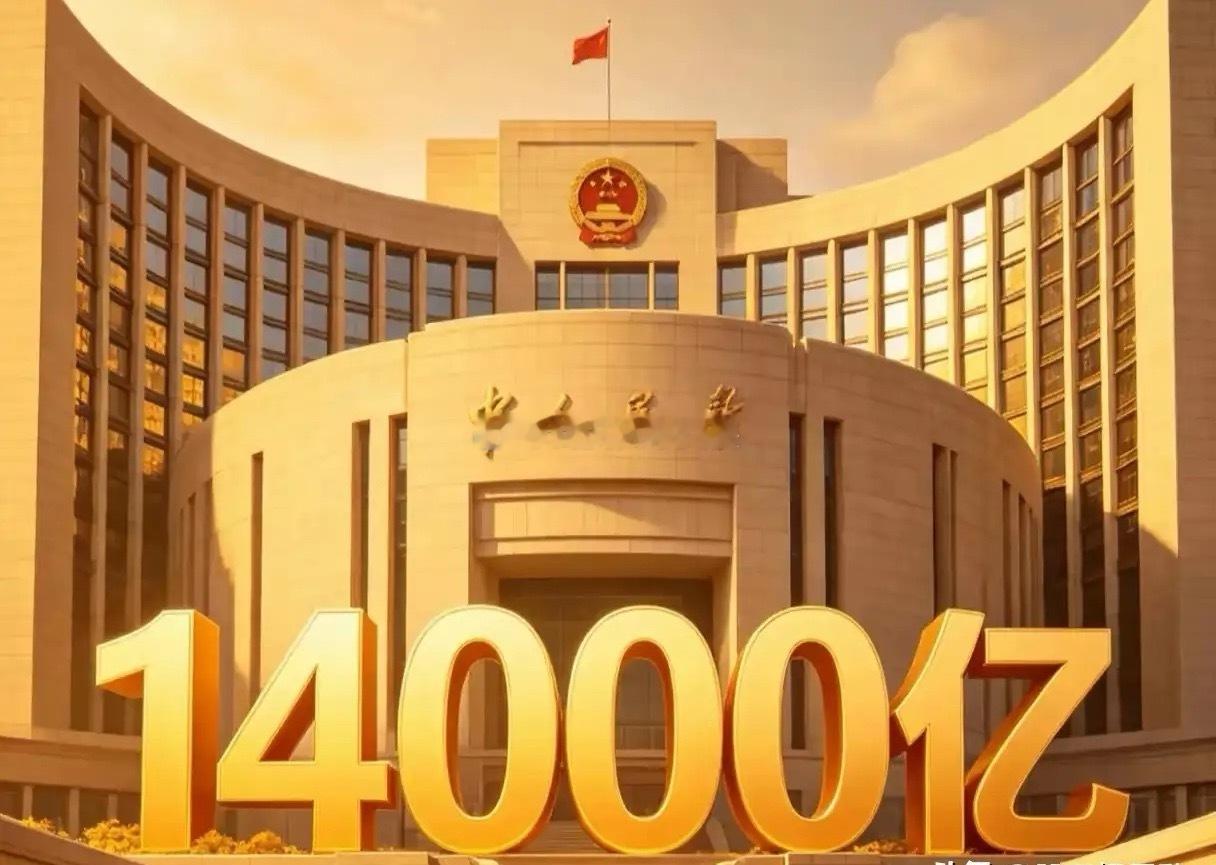 7月14日，央行公告7月15日开展14000亿元，6个月期买断式逆回购操作，期限