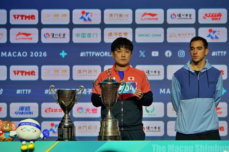 张本智和张本智和2026澳门乒乓球世界杯ittf乒乓球单打世界杯 日本选手张本智