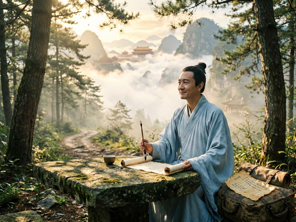孟浩然的《过故人庄》这首诗，读来平淡如水，偏偏又满口生香，用清代学者沈德潜的话来