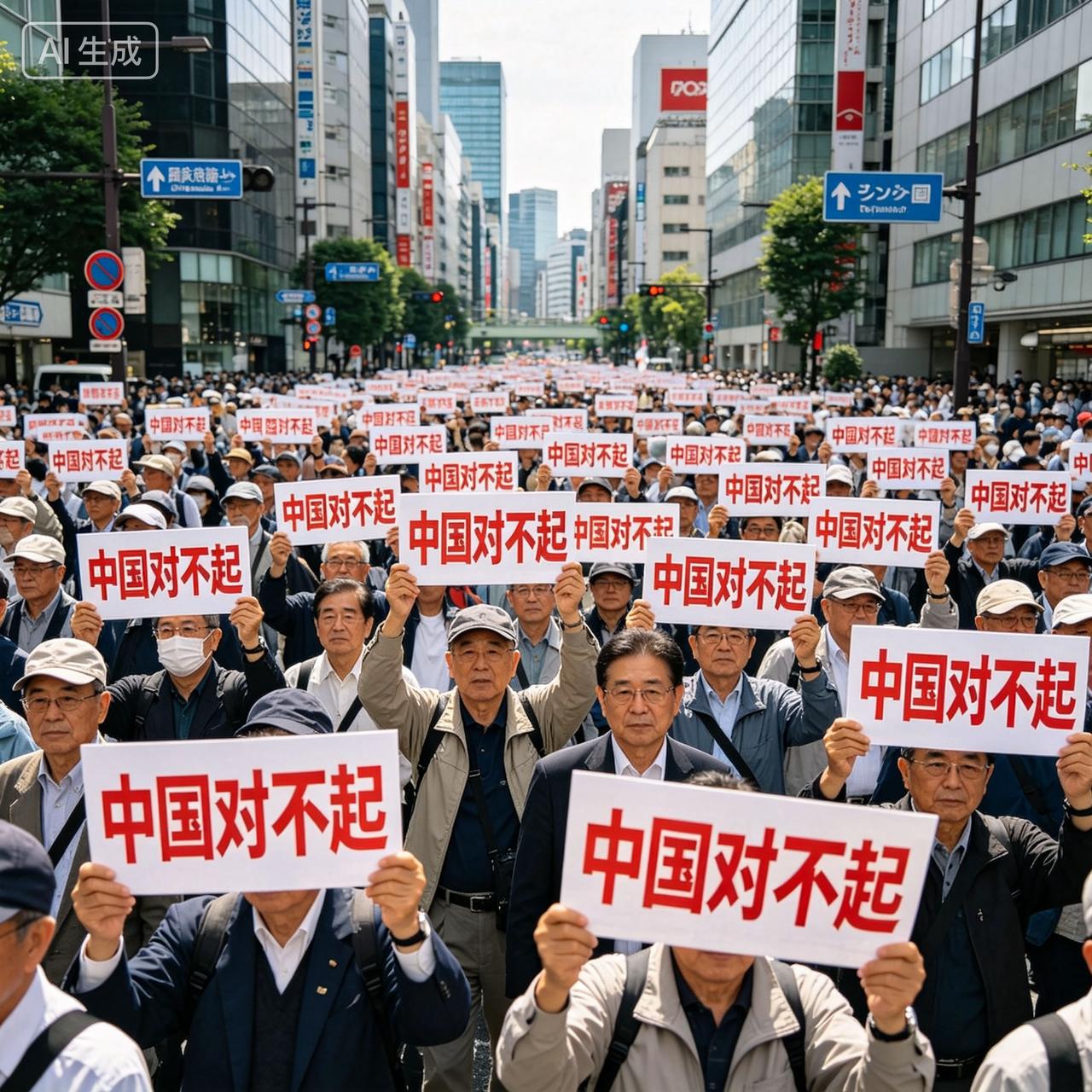 东京街头响起“中国对不起”：民间良知可贵，政府道歉才是正道

近日，日本民众呼吁