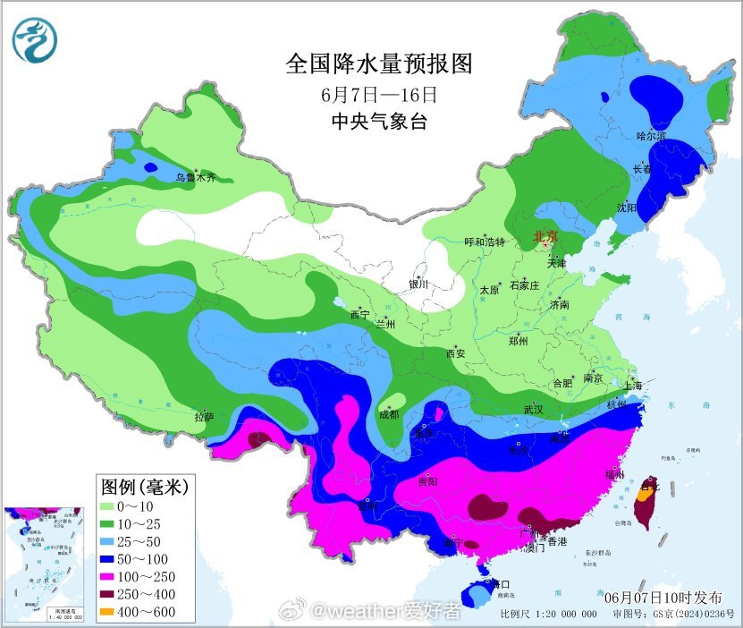气象观察团 未来华南地区的龙舟雨，江南地区的梅雨都要开始狂暴了，副高北侧的降雨开