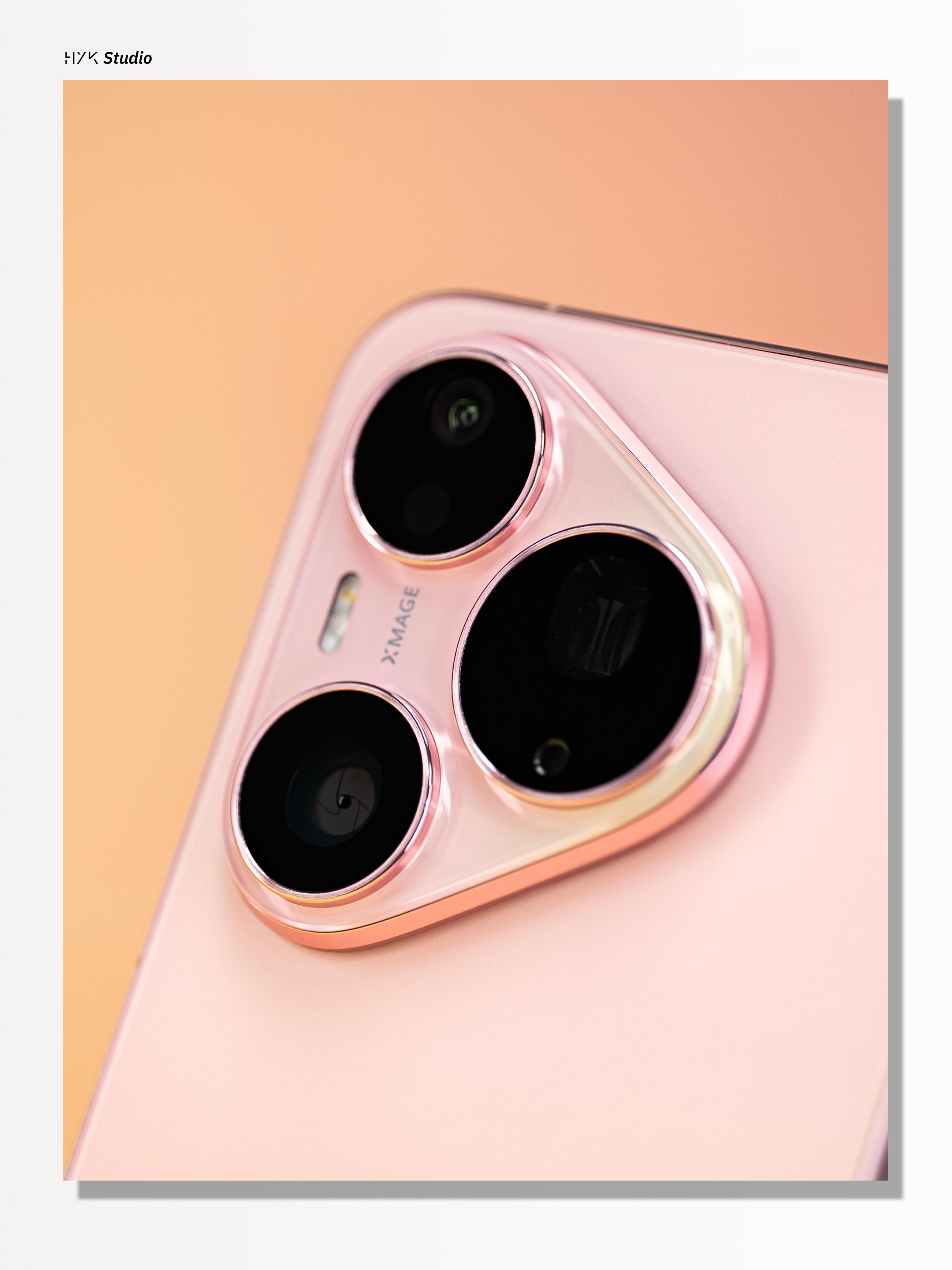 HYK图赏｜华为Pura 90 Pro「粉红芭乐」，后盖是粉、白、绿三色渐变的A