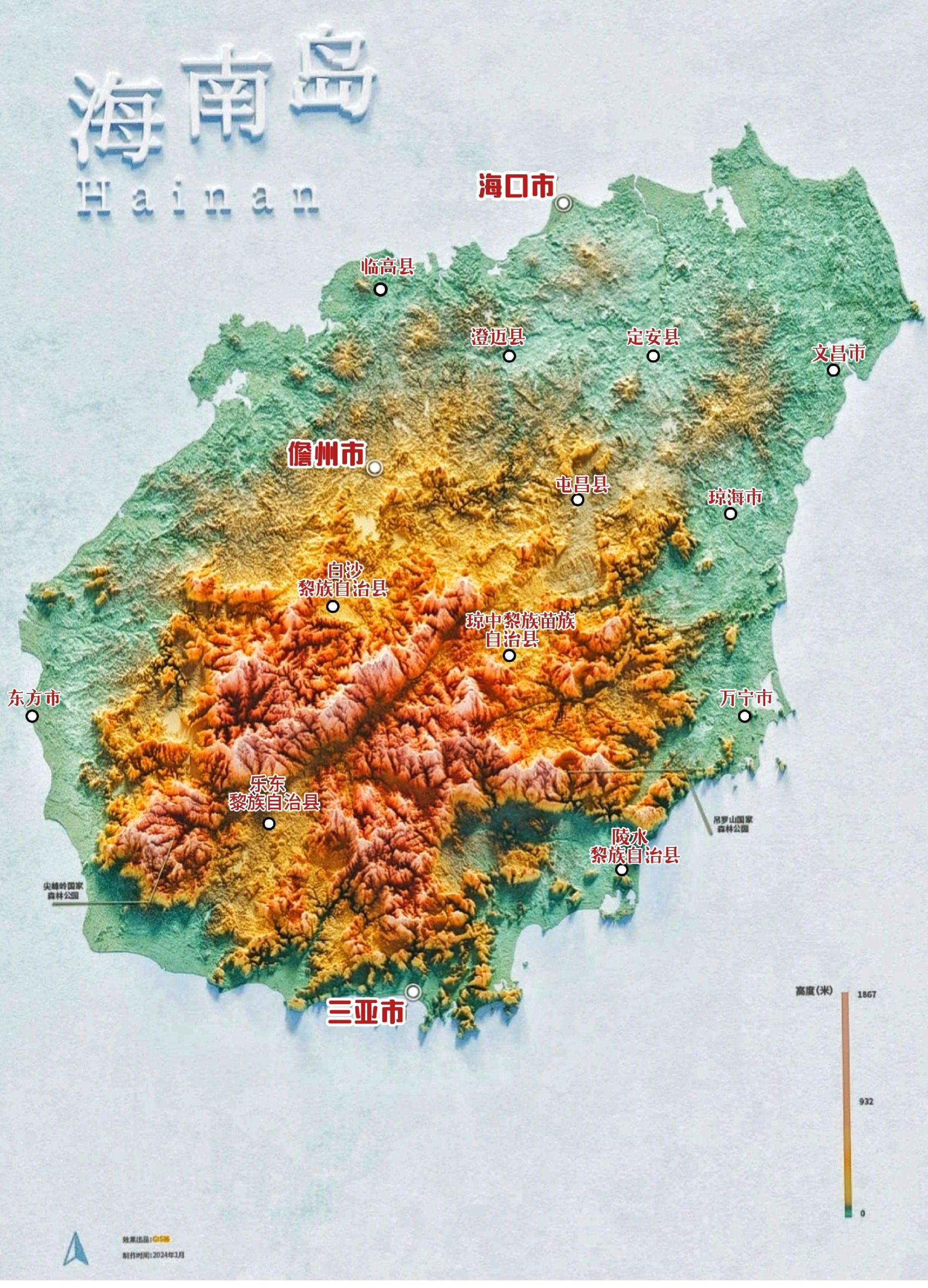 海南岛地理大势。海南岛，别名儋耳、珠崖、儋崖等，是中国仅次于台湾岛的第...