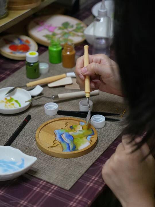 海口周末做什么｜掐丝珐琅杯垫🎨
