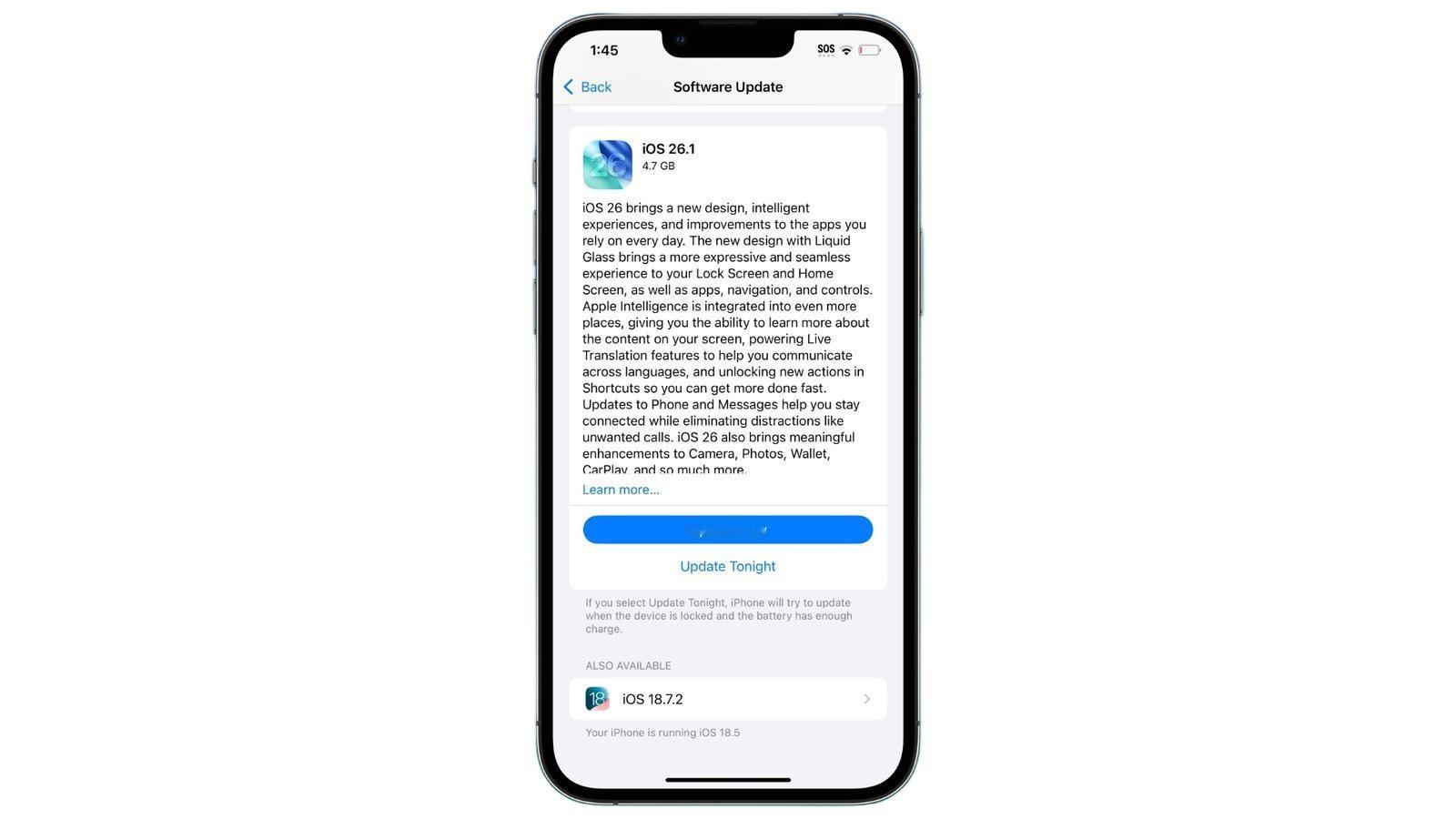【Apple 敦促仍在使用 iOS 18 的 iPhone 用户升级至 iOS 