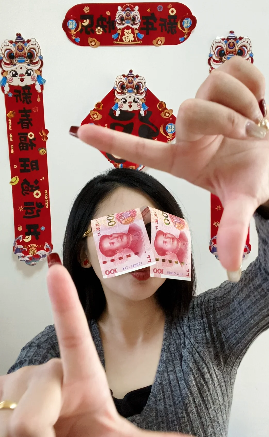 点赞99➕的i 人居家新年照来啦📷🧨🧧