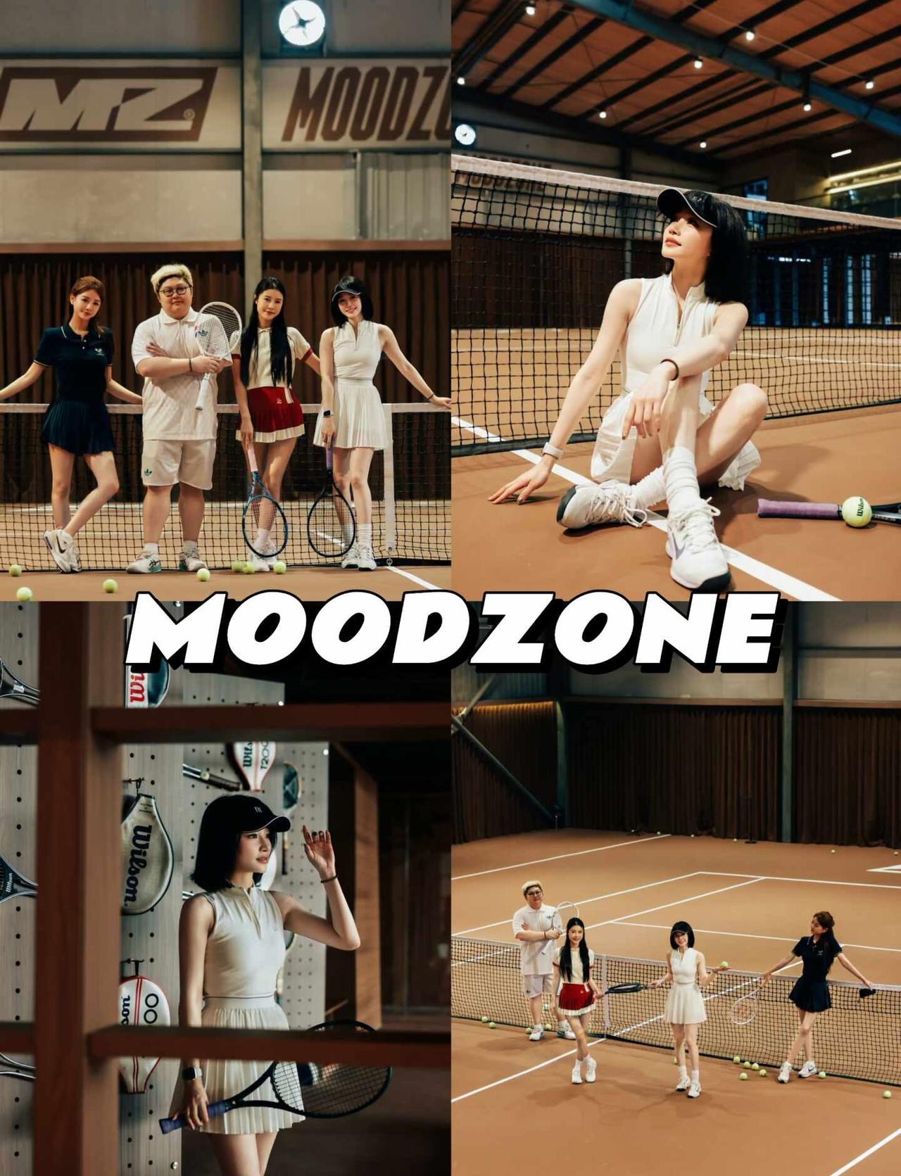 广州新晋复古feel网球场MOODZONE🤎番禺
打卡番禺新开的网球场，里面有