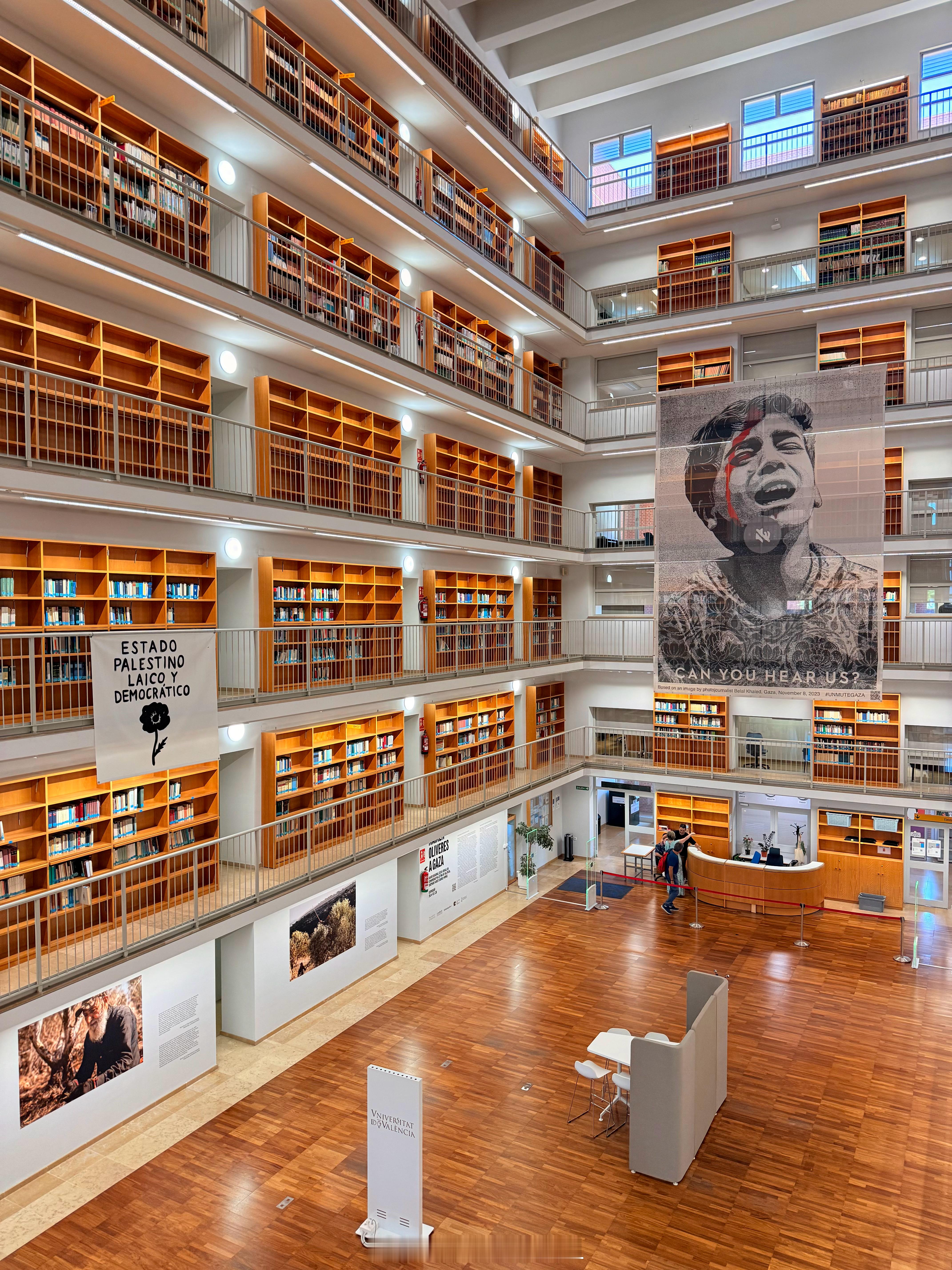 藏在Tarongers校区Gregori Maians社会科学图书馆由意大利建筑