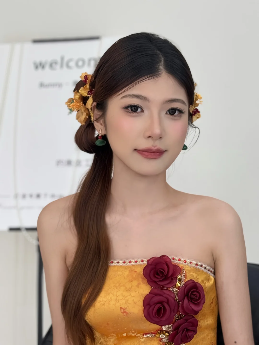 这个订婚妆简直太爱了