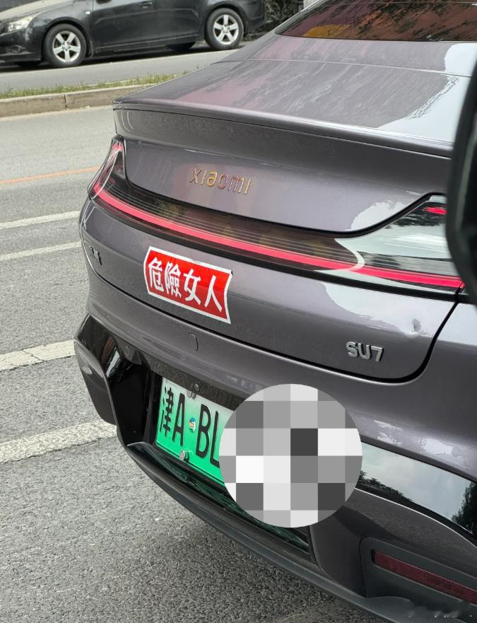 这不像车主自己贴的，像是被她迫害过的人给贴的[允悲] ​​​