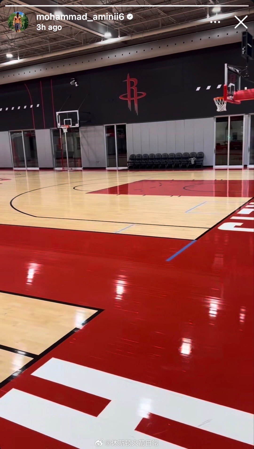 穆罕默德·阿米尼试训火箭休斯顿火箭NBA吐槽大会