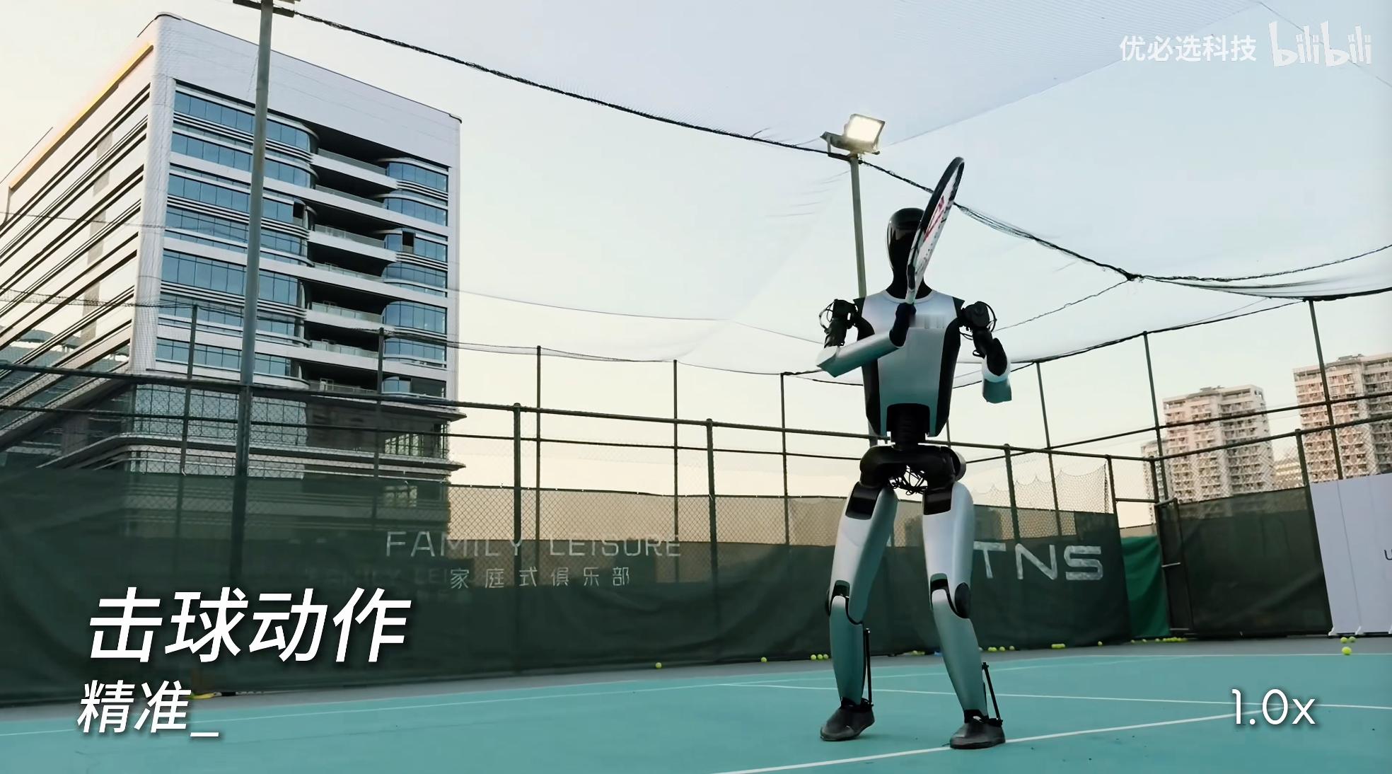 优必选机器人网球视频遭网友质疑 现在的AI太强，网友质疑这里面有没有AI成份，也