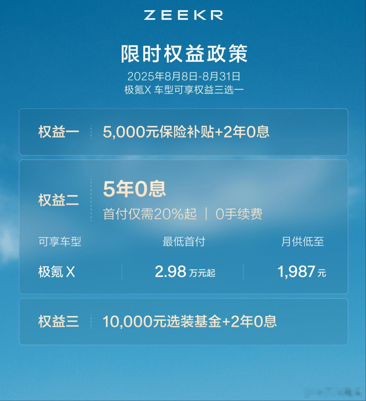 官宣降价！！！极氪新的政策就是4个字：降价增配。降价指的是5000保险补贴+50
