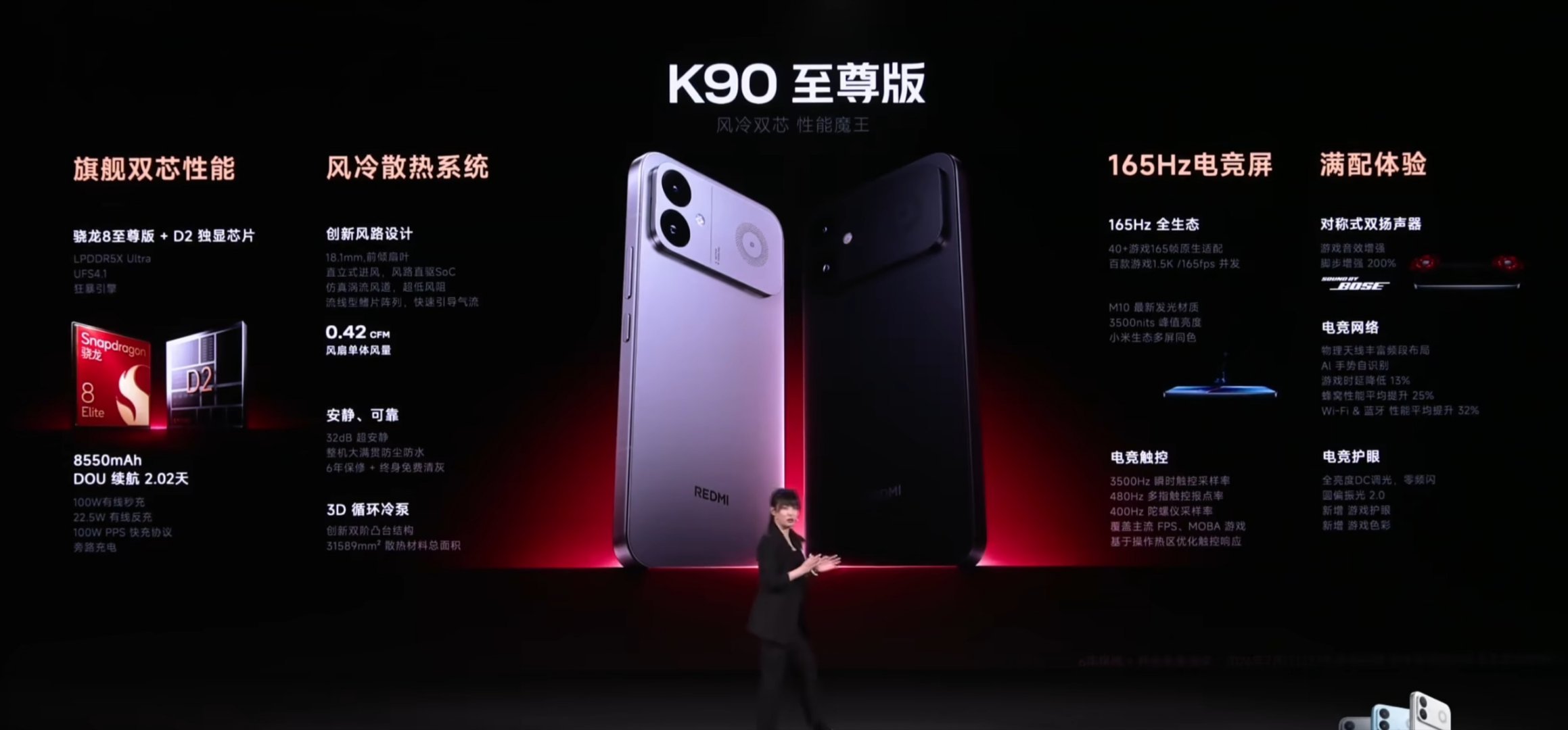 REDMI K90 至尊版发布，12+256GB 首销 :2799 元（原价 :