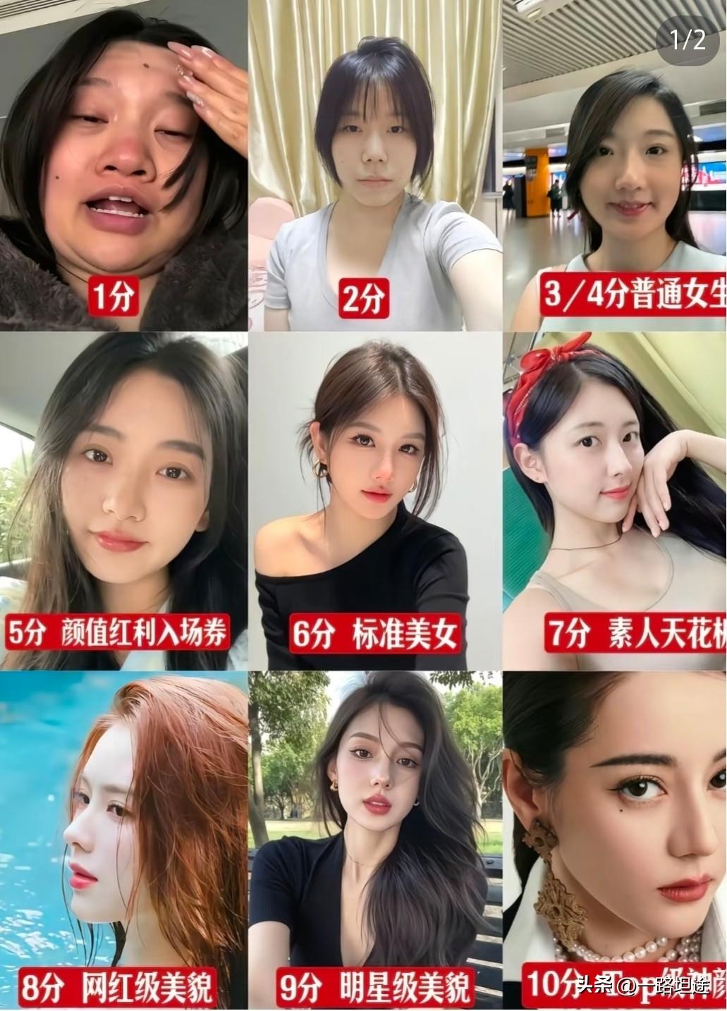 [我想静静][我想静静][我想静静]来来来…男人们给自己的老婆颜值打分？
给女人