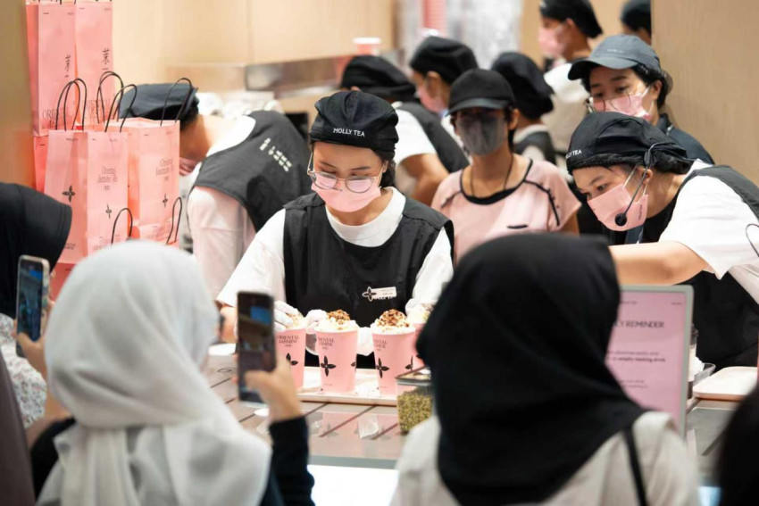 茉莉奶白落子印尼：双店齐开，三日杯量近1.7万