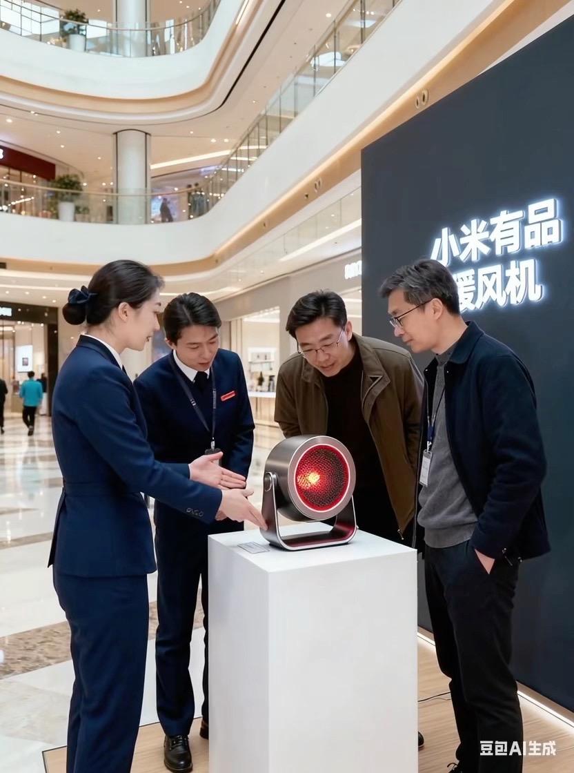 这款小米有品暖风机，冬天真的能救急！ 石墨烯加热不是噱头——刚打开3秒...