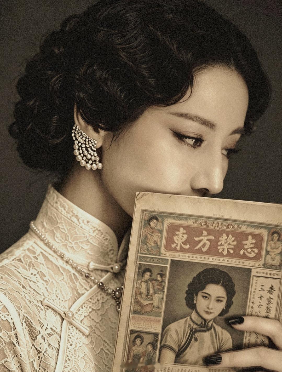 民国风也好适配~时代美人！ 