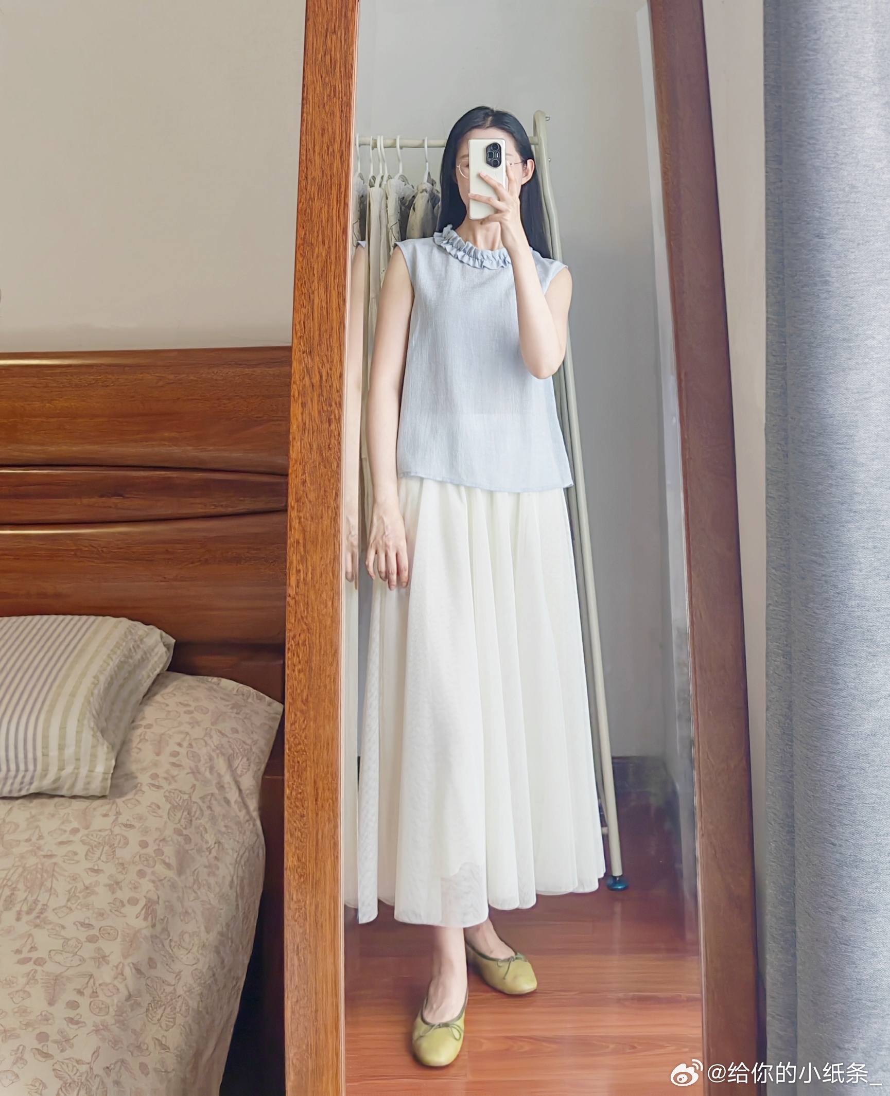 ootd|周一好呀。这周休假，没有外出旅行，悠悠闲闲准备在家里蹲5天给自己安排了