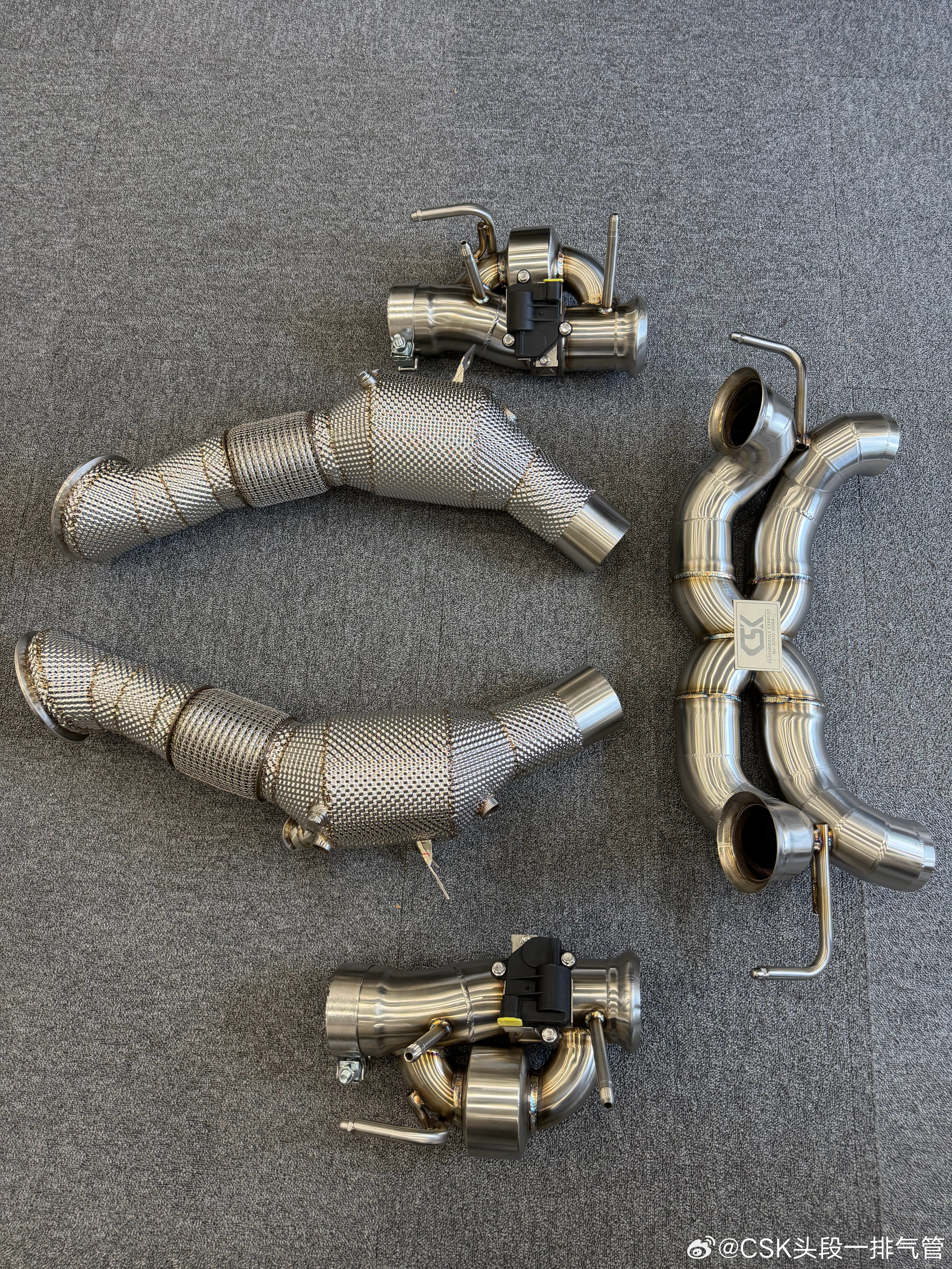 Ferrari 法拉利SF90  CSK头段 + 尾段阀门排气 