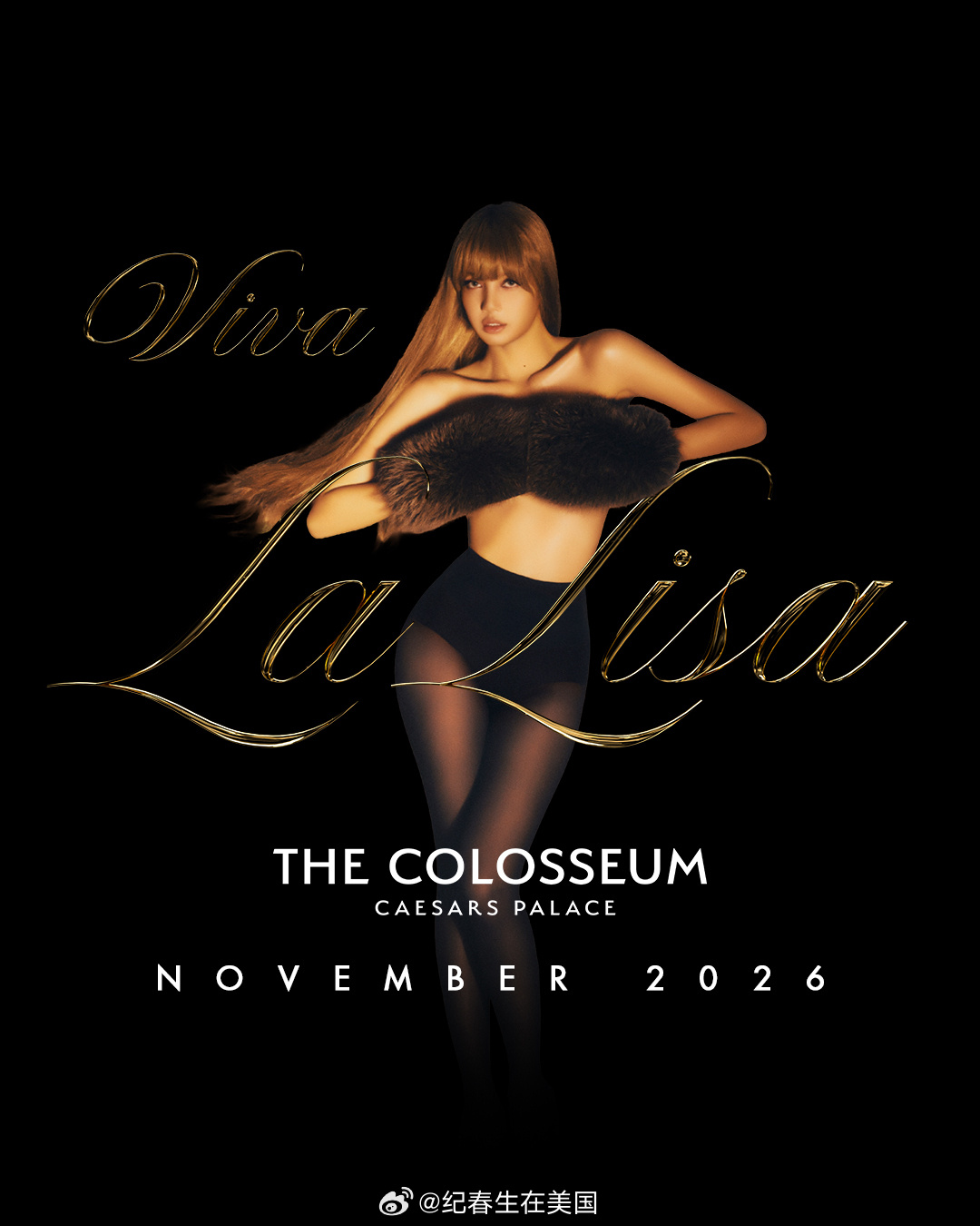 今天凯撒皇宫宣布，Lisa将开始她首次拉斯维加斯驻场演出：VIVA LA LIS