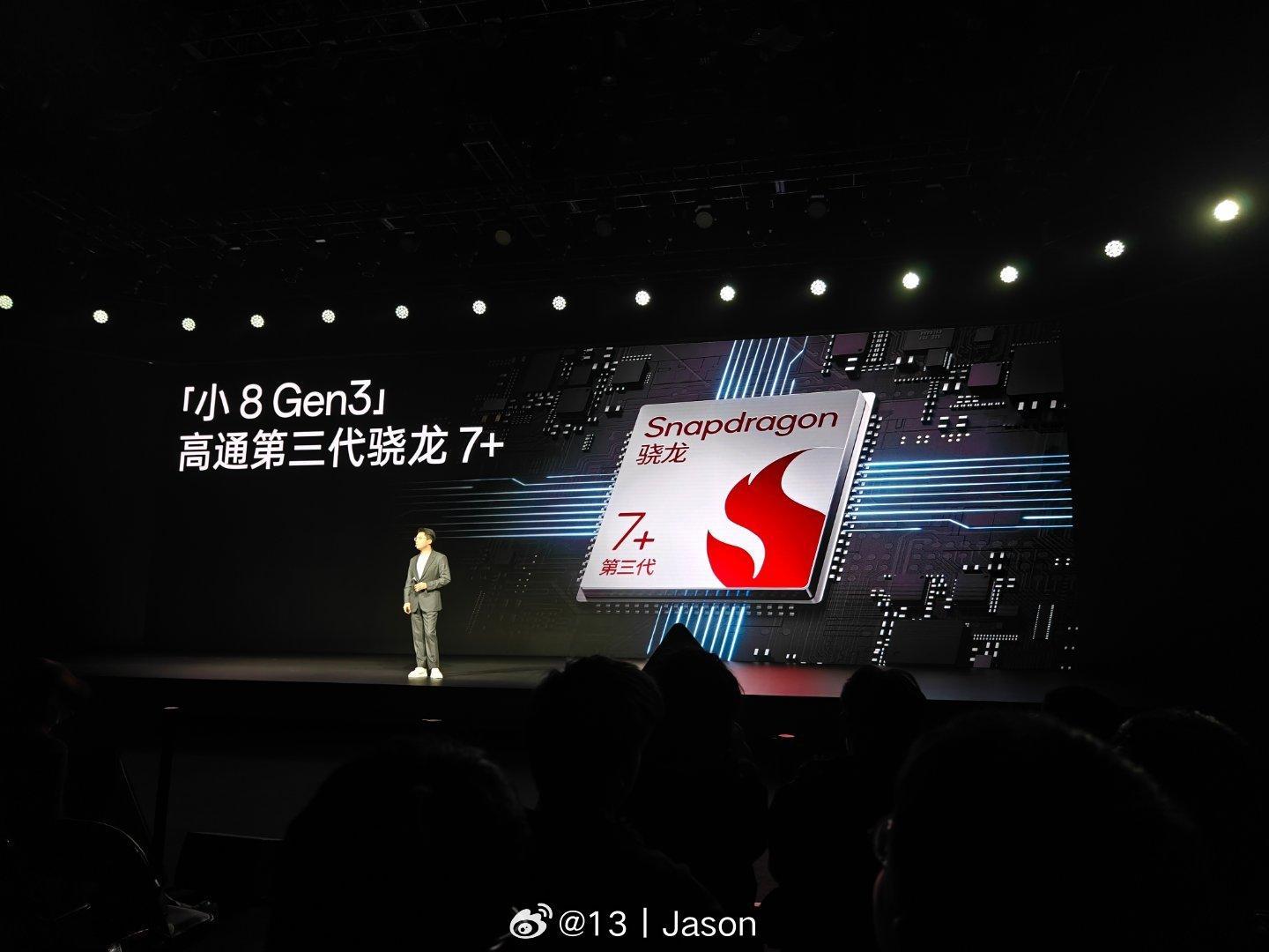 一加 Ace 3V 搭载了高通第三代骁龙 7+，这颗芯片的亮眼表现让它有了「小8