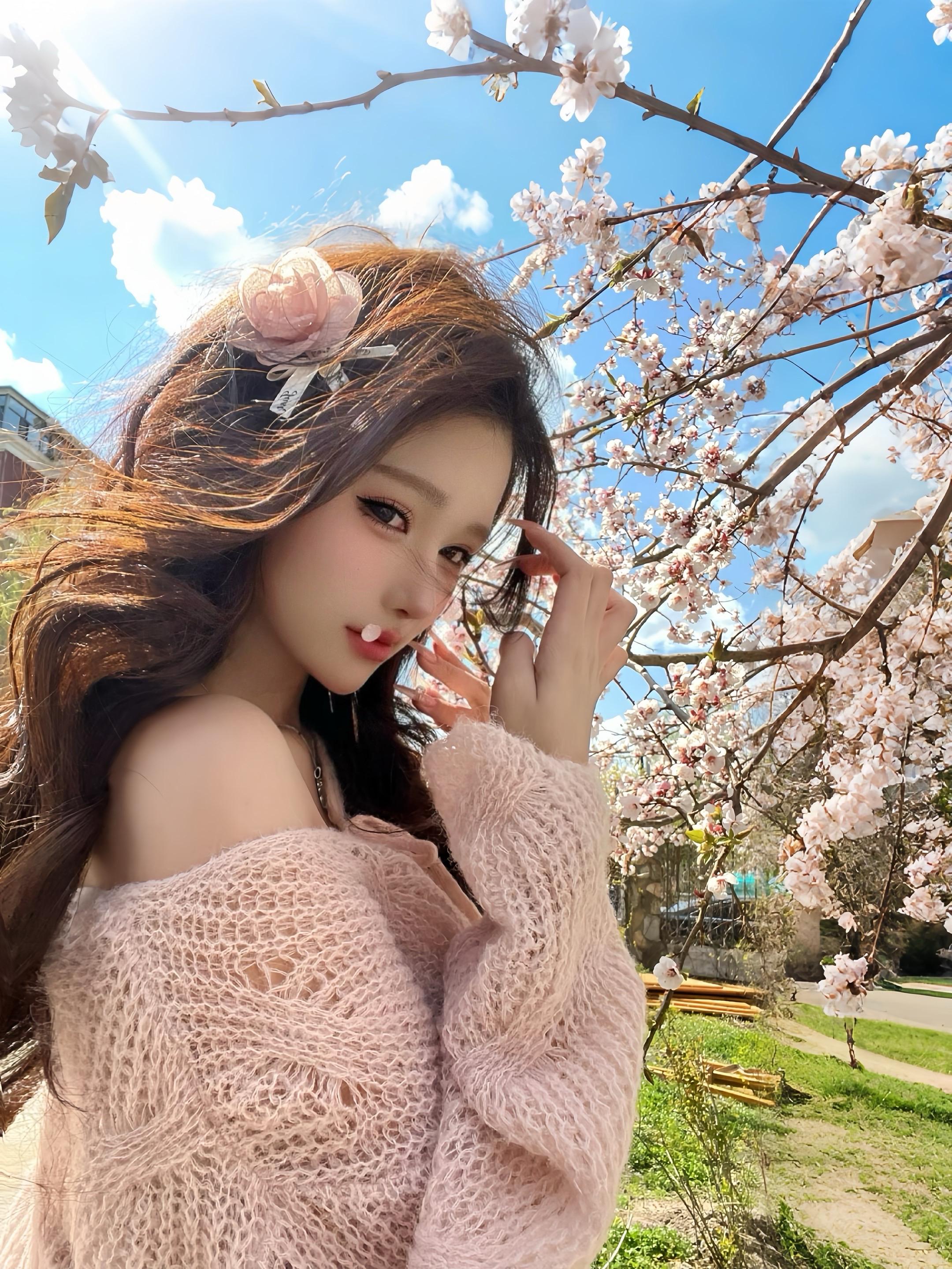 花会沿路盛开以后的路也是