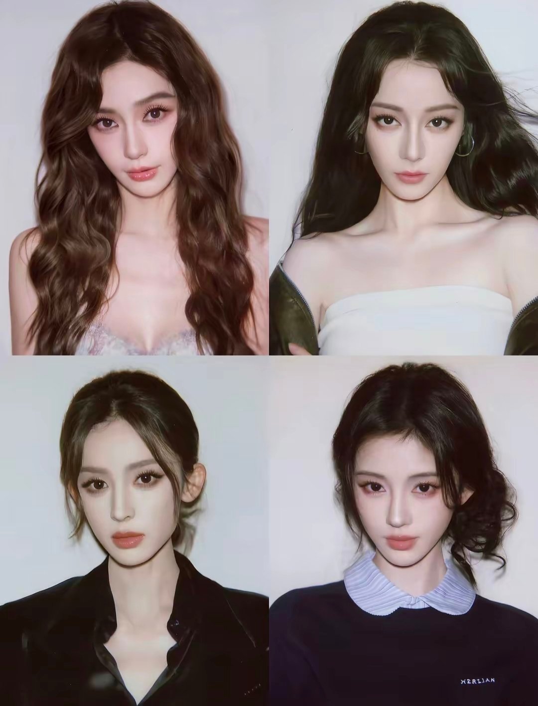 Angelababy 迪丽热巴 鞠婧祎 古力娜扎四位完全撕拉片之神来的吧，怎么会