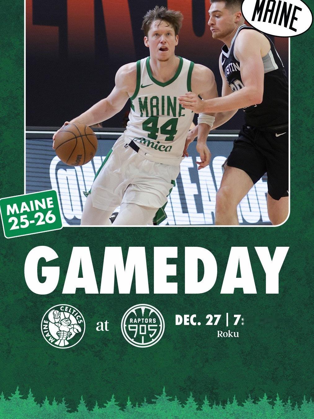 缅因州凯尔特人 GAME DAY ! LET‘S GO CELTICS ☘️ ?