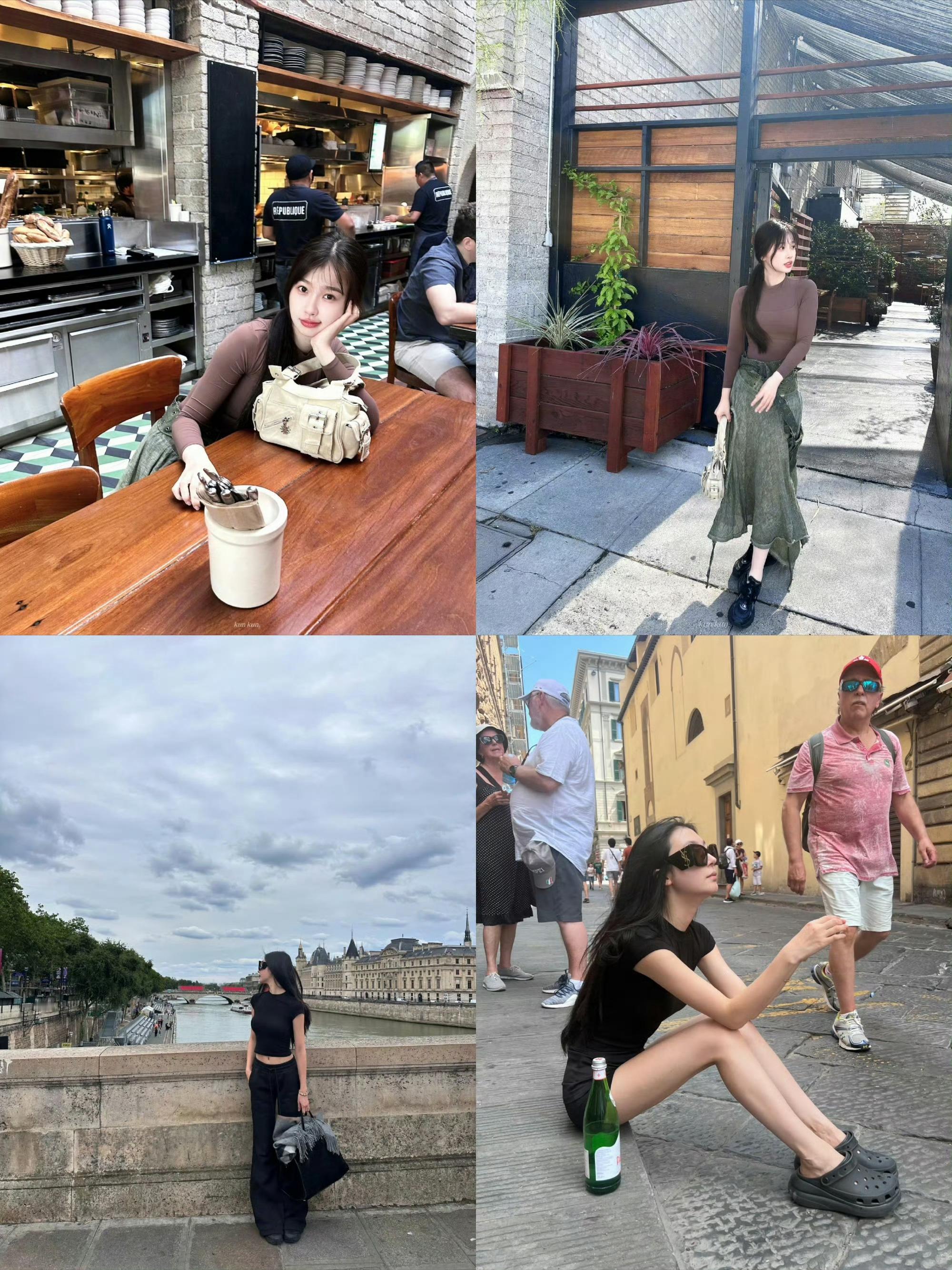 同样是拍照的松弛感，虞书欣给人的感觉就很自然，易梦玲给人的感觉就很刻意 ​​​